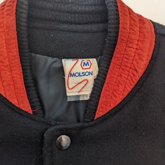 Vintage Molson Def Leppard Bomber Jacket - Picture 4 of 5